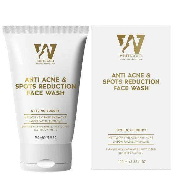 Anti Acne & Spots Reduction Face Wash with box