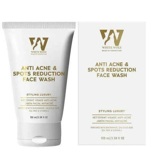 Anti Acne & Spots Reduction Face Wash with box