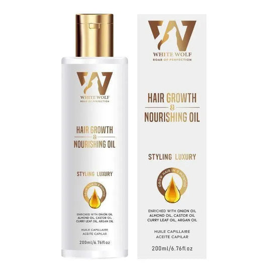 Hair Growth & Nourishing Oil - White Wolf India